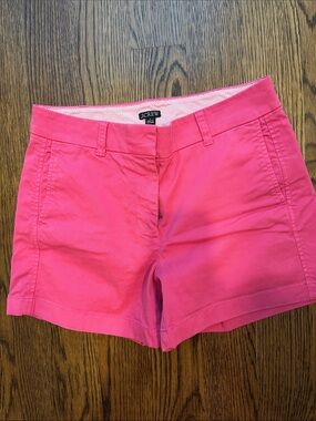 J. Crew Hot Pink Women's Chino Shorts